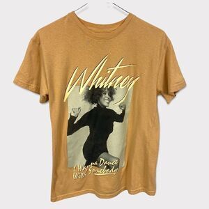 Whitney Houston “I Wanna Dance” Tee Mustard